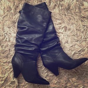 [saks fifth] slouch boots//.